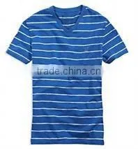 100% Organic Cotton Combed Yarn Dyed t Shirt thumbnail-1