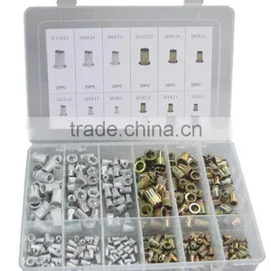 TC BV Certification 300pc Hardware Steel & Aluminum Rivet Nut Kit thumbnail-1