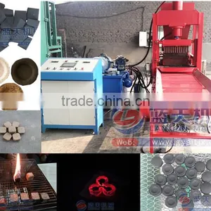 Factory Price High Yield Hookah Shisha Coconut Charcoal Cube Making Machine thumbnail-1