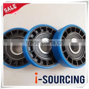 Conveyor Roller Chain PU Escalator Parts Step Roller thumbnail-1