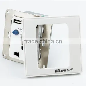 Dual Usb Universal Socket Portable Wall Outlet Explosion Proof Wall Socket thumbnail-5