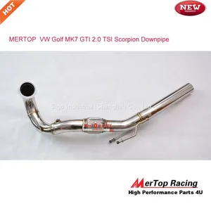 MERTOP Race High Flow VW Golf MK7 GTI 2.0 TSI Downpipe 2013+ thumbnail-1