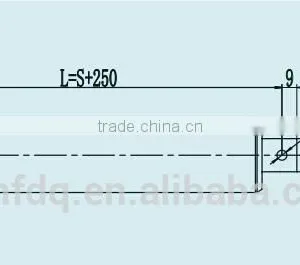 18 Inches Tubular Linear Actuators 1500N thumbnail-2