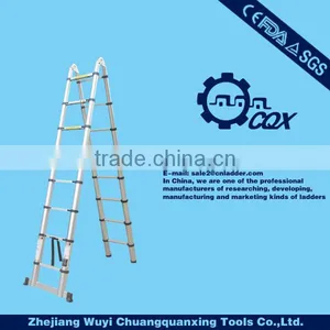 5m Aluminum Telescopic Ladder With New TUV GS/EN131 thumbnail-1