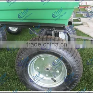 New 600 Lbs Steel Poly Rolling Garden Yard Utility Dump Tool Cart , Garden Dump Wagon thumbnail-2