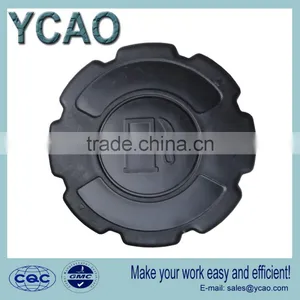 Black Fuel Cap GX160/GX200/GX340/GX390 Gasoline Engine Generator Plastic Fuel Tank Cap thumbnail-1