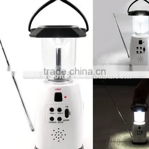 Hotsales FM Radio Solar Power With Emergency Crank Solar Lantern &solar Chargers thumbnail-1