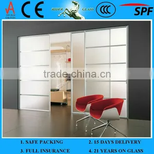 4mm Frosted Glass Bathroom Door With AS/NZS2208:1996 thumbnail-1