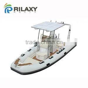 Chinese Manufacturer Directly 2m - 10m Rigid Inflatable Boats, Ocean Lake Korean PVC and Orca Hypalon RIB Boat Made in China thumbnail-1