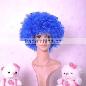 Colorful Soccer Fans Wig Afro Wholesale thumbnail-1