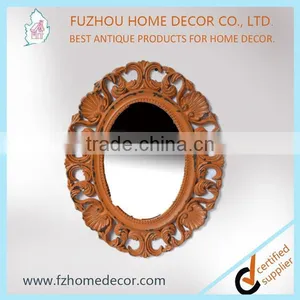 Decorative Mirror Frames Wooden Material With Antique Imitation thumbnail-4