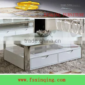 Glass Top Sofa Coffee Table -C356 thumbnail-1