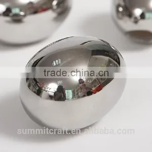 Decorative Ceremic Silver Artificial Egg thumbnail-2