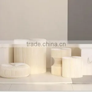 Hot Selling & Fashion Home Decorating Modern Paper Living Room Folding Flexible Chair Furniture Systems Sliding Furniture thumbnail-3