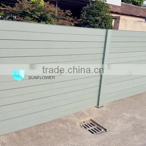 Wpc Fence Screen for Decorative Garden Fencing Better Than Wood Fence Vinyl Fence Aluminum Fence thumbnail-4