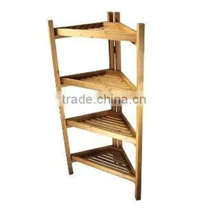 Decoration Wooden Diaplay Corner Shelf thumbnail-1