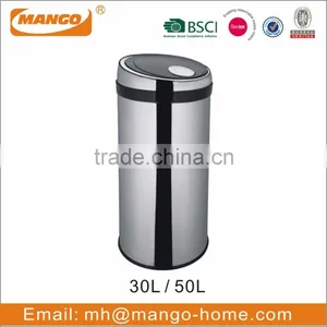 38L Plastic Lid Touch Opening Waste Bin thumbnail-4