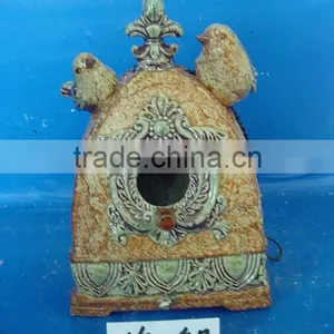 Ceramic Bird House for Garden thumbnail-1