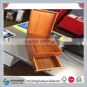 Solid Wood Material Wooden Shoe Storage Box thumbnail-1