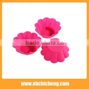 6 Pcs Silicone Egg Tart Mold, Cake Mold, Christmas Pancake Molds thumbnail-1