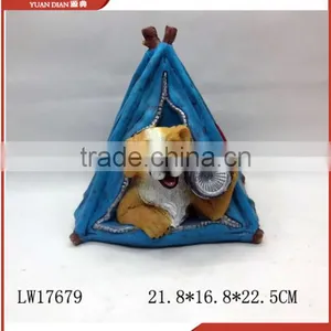 Animal Design Garden Decor Highlight Dog Camping Solar Light thumbnail-1