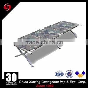 Army Folding Camping Cot Double Oxford Military Bed With Mosquito Net thumbnail-1