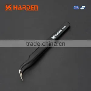 Professional Bent Nose Anti-Static Stainless Steel Tweezer thumbnail-1