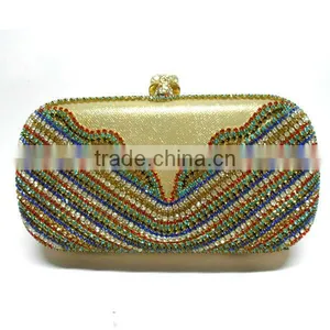 Matching Metal Frame Clutch Bag thumbnail-1