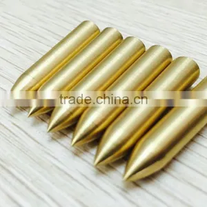 8mm Long Copper Bullet Points For DIY Archery Target Arrows thumbnail-1