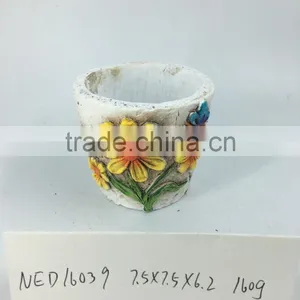 Mini Cement Flower Pot for Home and Garden Decorative thumbnail-6