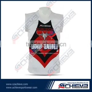 Wholesale Custom Digital Sublimation Rugby Vest thumbnail-2
