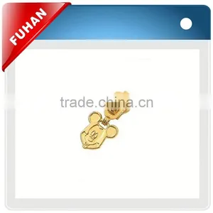 Fashion PU Injection Gold Zipper Puller thumbnail-1