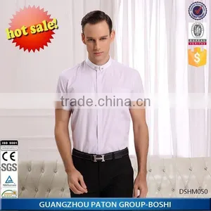White Pink Checks Oxford Wholesale Mens Shirts thumbnail-2