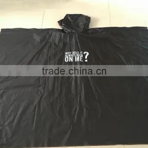 Cheap Black PEVA Poncho thumbnail-1