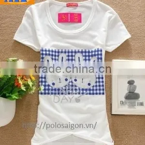 SHORT SLEEVE T SHIRT WOMEN, 100% COTTON thumbnail-4