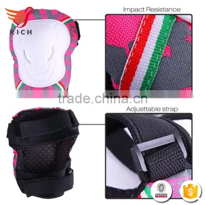 HFX0231 Custom Protective Gear Pad Set With Knee Pads Elbow Pads Wrist Support Wholesale thumbnail-6