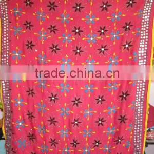 Hand Embroidered PHULKARI Fulkari GEORGETTE DUPATTA SHAWL thumbnail-1
