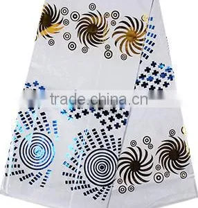 2017 Hot Selling 100% Cotton Fabric Textile Bazin Riche Fabric For Dress thumbnail-1