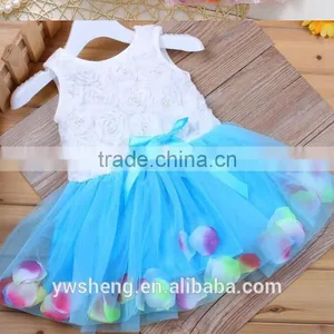 New Wholesaler Baby Princess Christmas Dresses Girls Skirt Set With Bowknot thumbnail-1