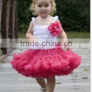Xmas Charming Girl Fluffy Pettiskirt Fashion Sweet Chevron Girls Pettiskirt Wholesale thumbnail-5