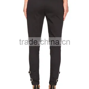 4509 Runwaylover Ladies Hot Sale Tie up Slim Tight Pants thumbnail-3