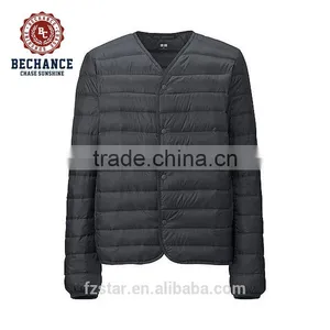 MEN Ultra Light Down Compact V Neck Jacket thumbnail-1