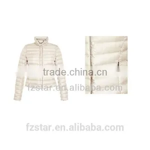 Woman Nylon White Duck Down Jacket thumbnail-2