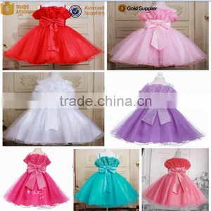 Walson Children Clothes Kids Vintage Dress Pink Children Fancy Dress Apparel Children Clothing 2016 thumbnail-6