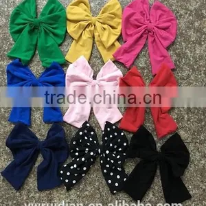 Girls and Doll Bow Hairwear Persnickety Remake Cotton Bowknot Baby Girl Headbands Children Cotton Hairband Wholesale 2016 thumbnail-2
