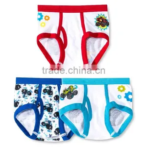 2017 Wholesale OEM Children Underpants Fashion Little Boys' 100% Cotton Briefs Cool Kids Underwear Boxer Briefs thumbnail-4