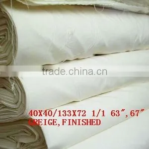 100% COTTON 40X40/133X72 1/1 63",67" GREIGE/FINISHED 100COTTON thumbnail-1