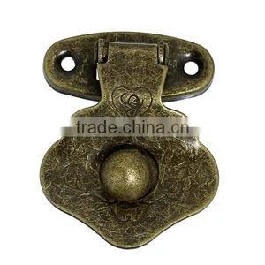 Iron Based Alloy Case Locks Antique Bronze Pattern Carved 4.1cm X3.3cm 28mm X15mm thumbnail-1