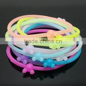 Fashionable and Attractive OEM Led Night Party Free Rubber Bracelet thumbnail-1