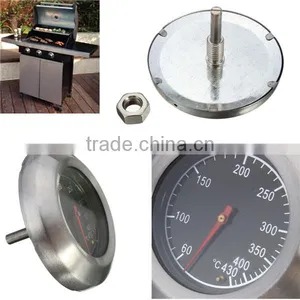 High Quality Barbecue BBQ Smoker Grill Stainless Steel Thermometer Temperature Gauge 60-430 thumbnail-2